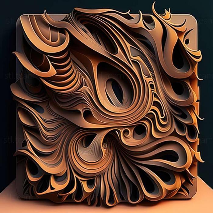 3D модель Абстрактное искусство (STL)